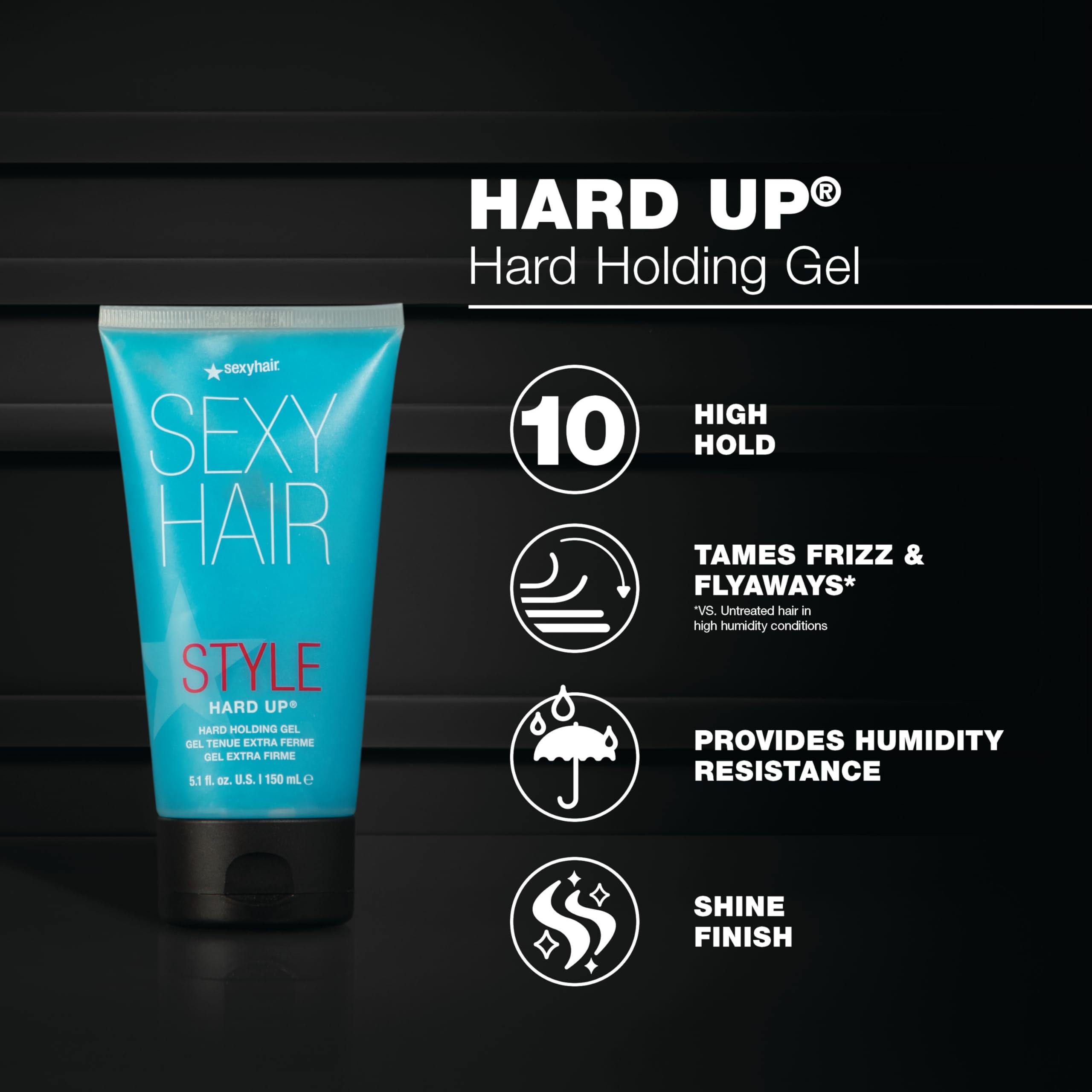 SexyHair being applied to hair to show control and frizz-reducing benefit