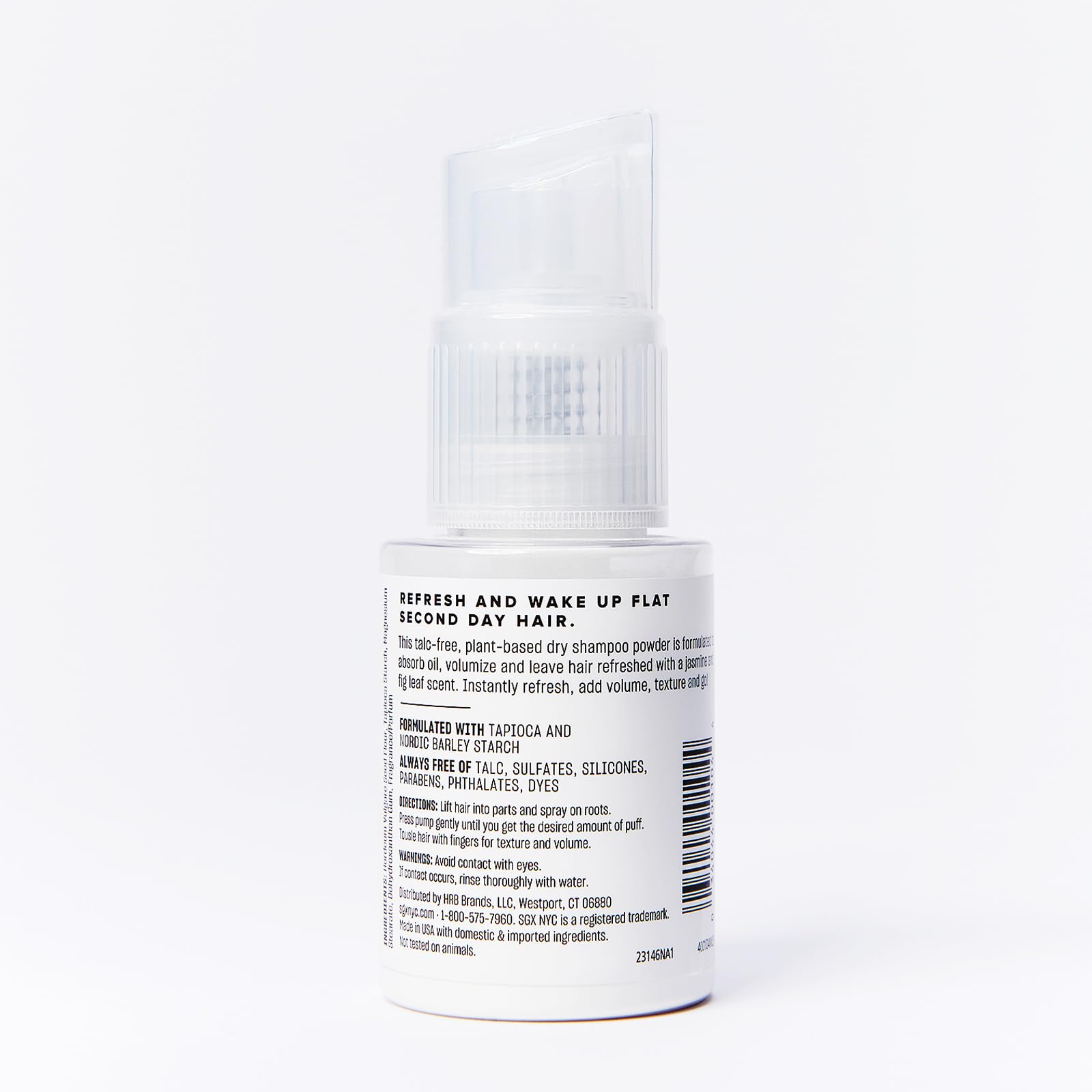SGX NYC cruelty-free badge with product emphasizing ethical formulation benefit