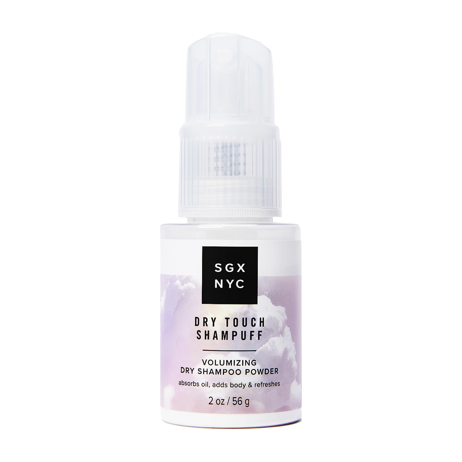 SGX NYC front packaging view showing compact travelable bottle and branding benefit: portable refresh