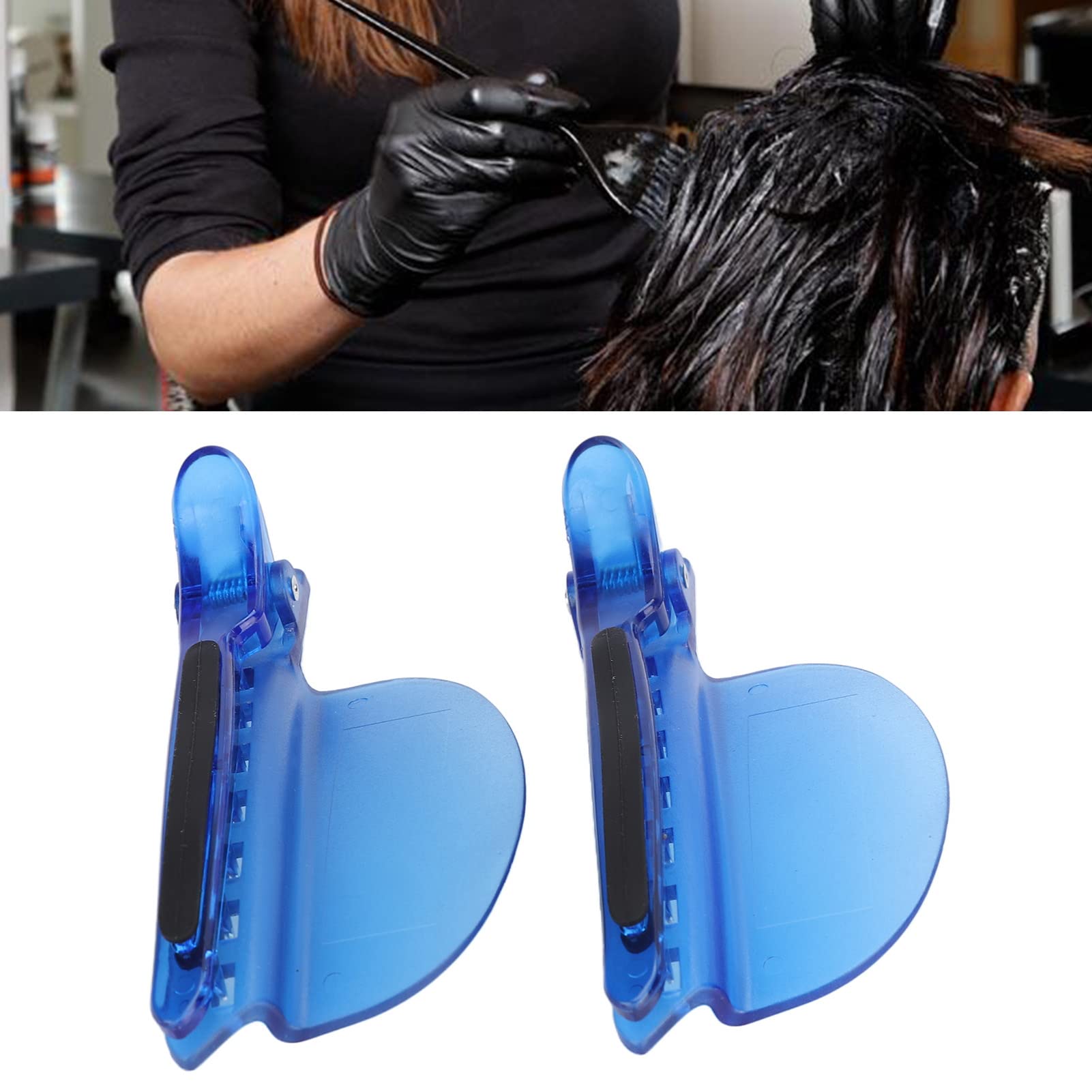 Shanrya clip holding a hair section to speed up extensions