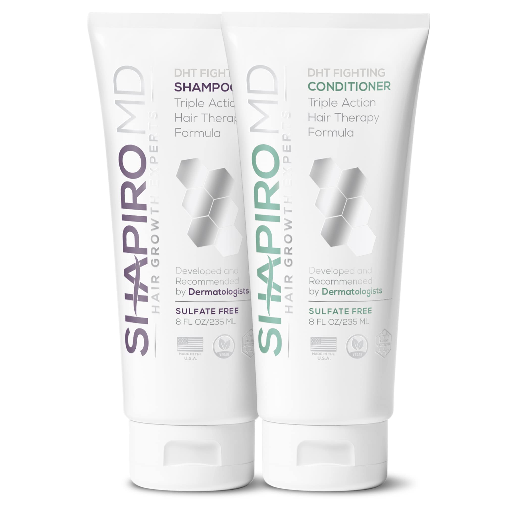 Shapiro MD front bottles showing brand and clean packaging benefit