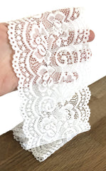 ShariRose model wearing headband in bridal style showing elegant, secure fit