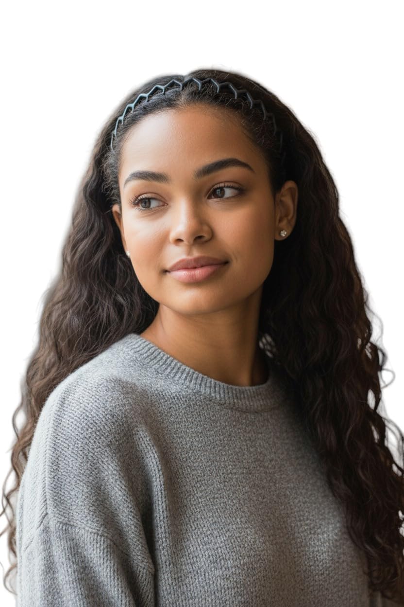 SHE LIAN side profile on a model head demonstrating comfortable, secure fit