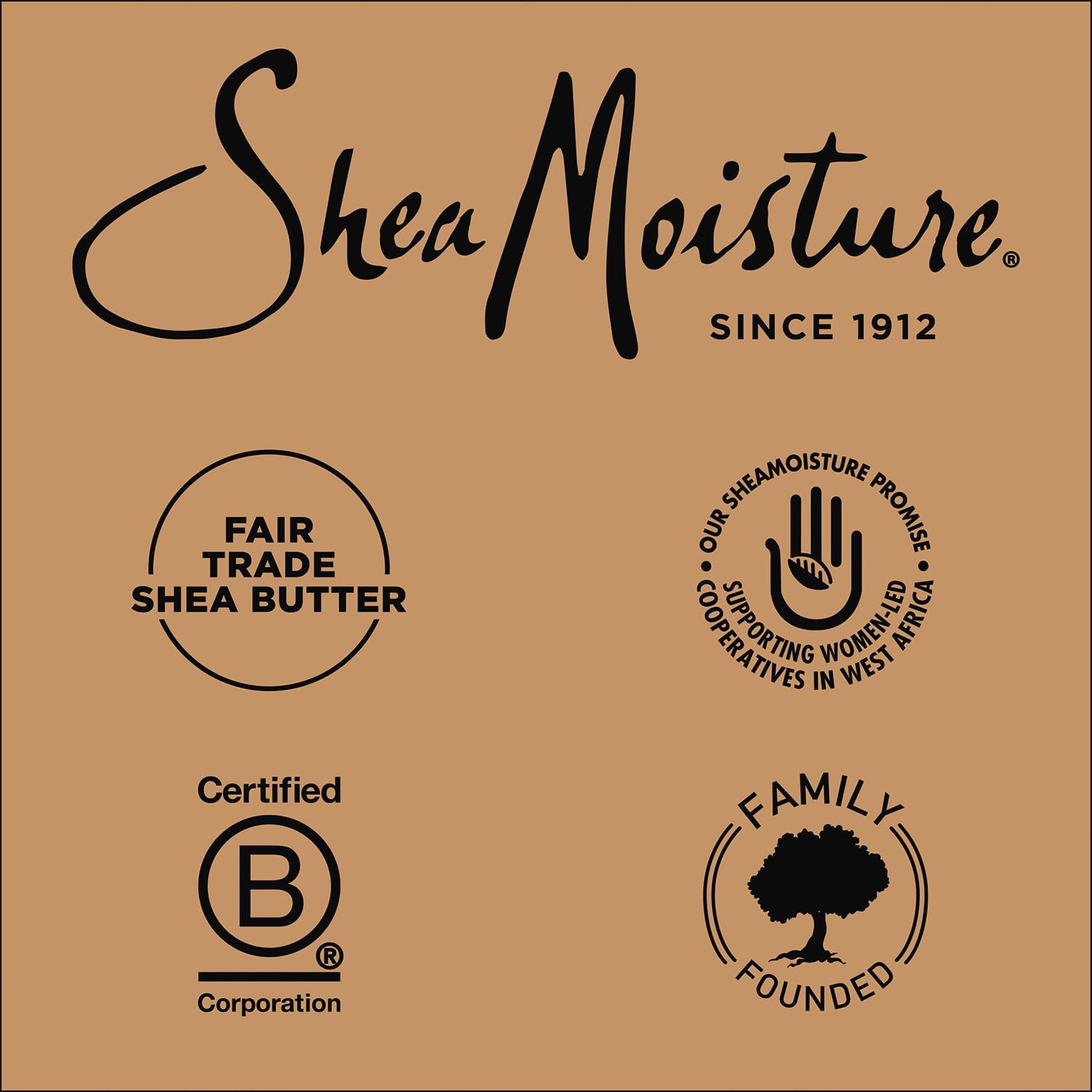 Shea Moisture after photo of soft shiny curls showing improved manageability and shine benefit