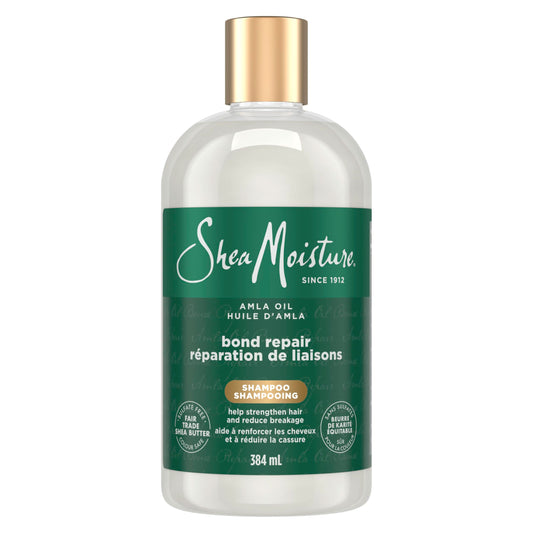 Shea Moisture front label showing product name and benefits