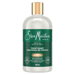 Shea Moisture front label showing product name and benefits