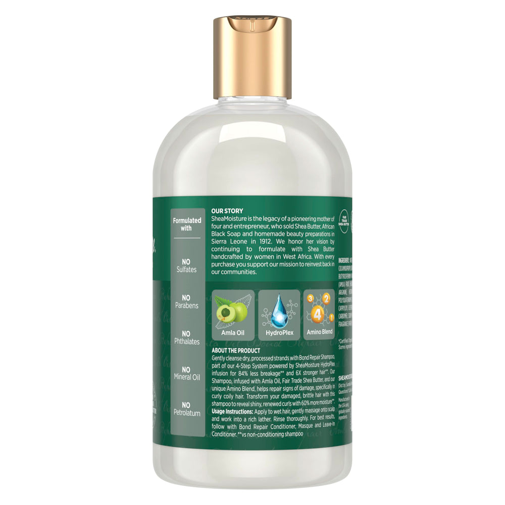 Shea Moisture pump and cap detail for easy dispensing and control