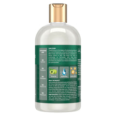Shea Moisture pump and cap detail for easy dispensing and control