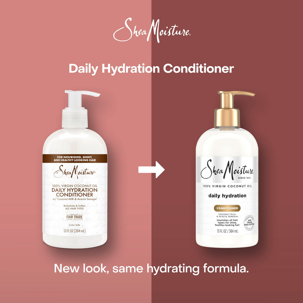 Shea Moisture back label with ingredients list highlighting clean, sulfate-free benefit