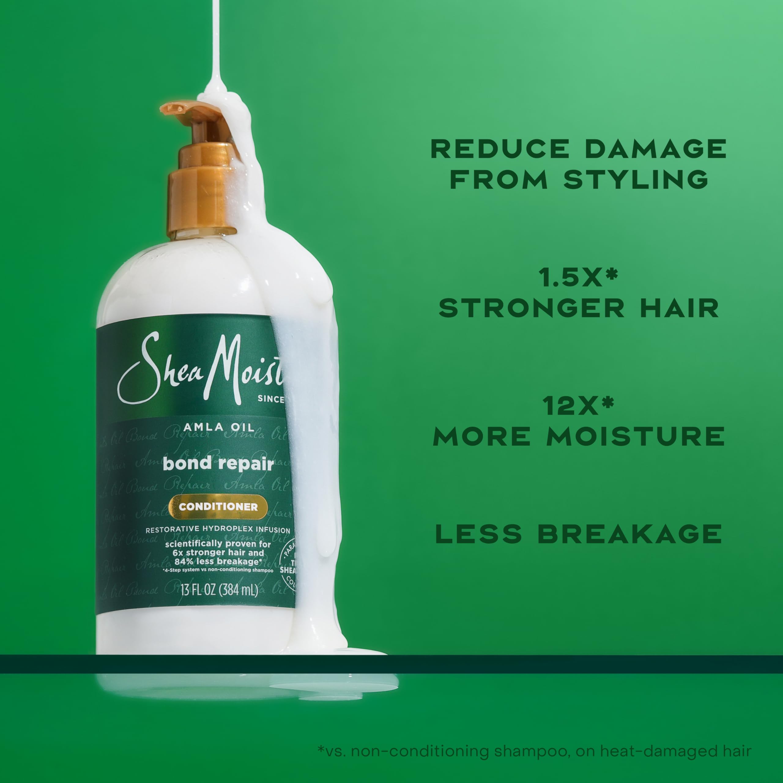 SheaMoisture creamy texture lit to show richness and smooth spread