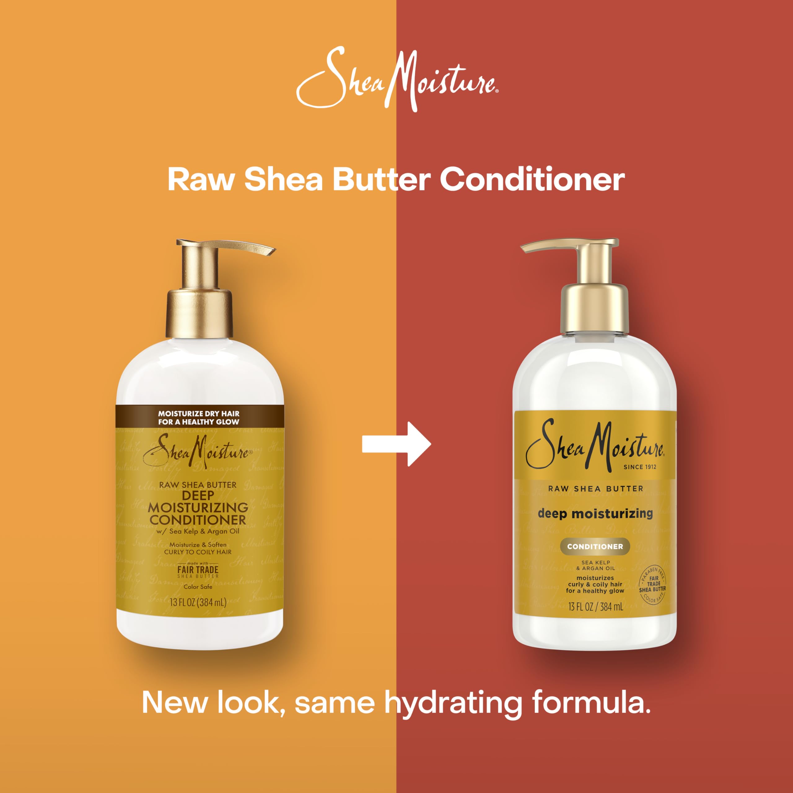 SheaMoisture creamy conditioner texture demonstrating rich hydration