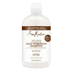 Shea Moisture front bottle showing brand and size for quick identification and benefit