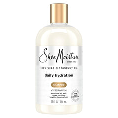 Shea Moisture front packaging showing 13 oz bottle and coconut branding for trust