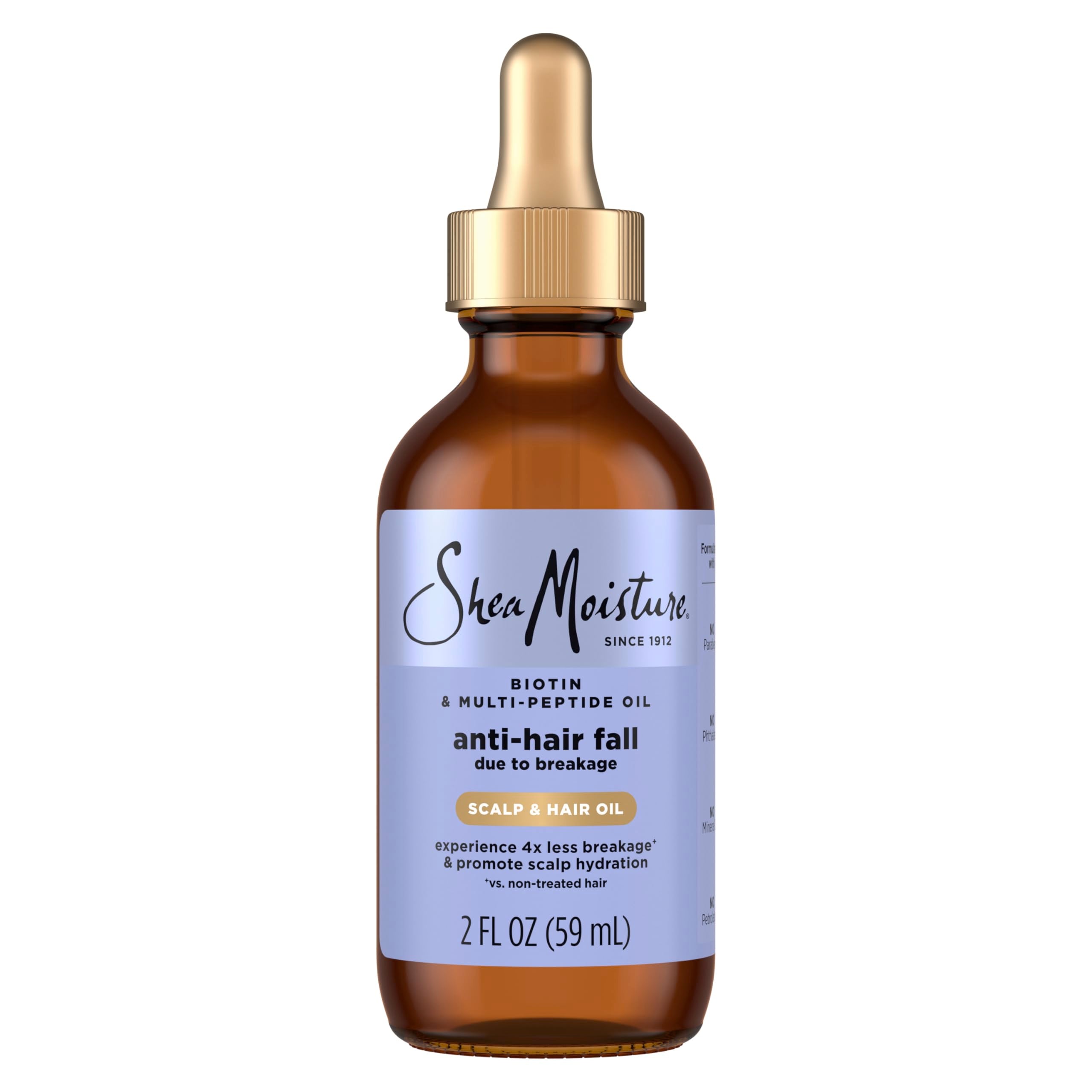 Shea Moisture front packaging showing product and benefits
