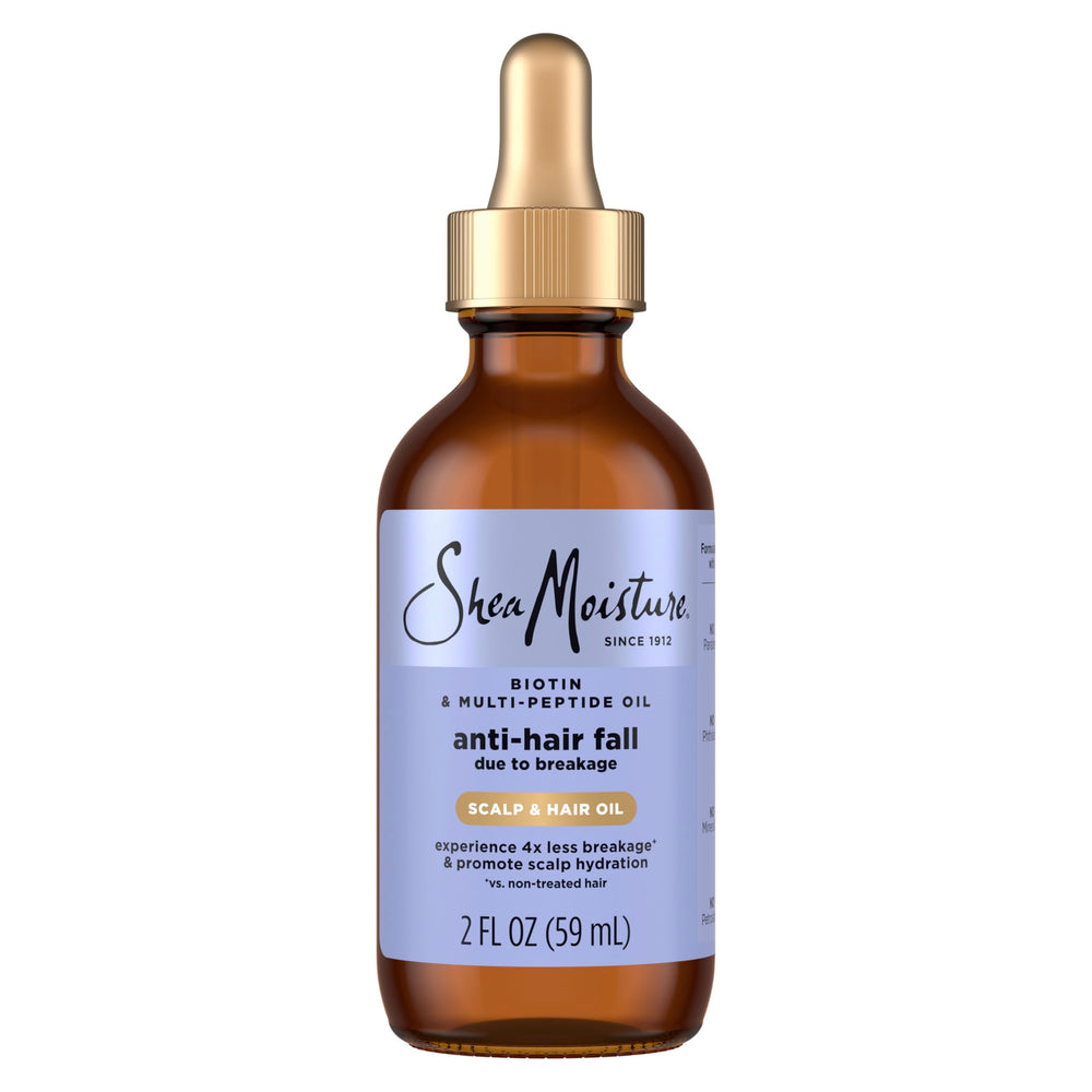 Shea Moisture front packaging showing product and benefits