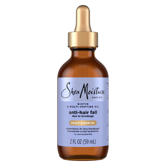 Shea Moisture front packaging showing product and benefits