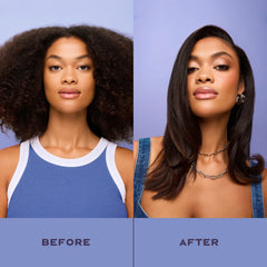 Shea Moisture 2 oz bottle in hand showing true size and portability