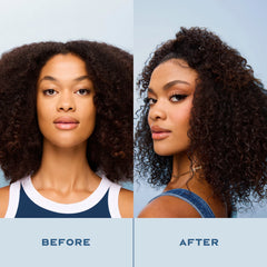 Shea Moisture next to common items revealing true 8 ounce size for scale