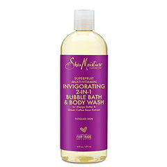 Shea Moisture bottle front view showing label and moisturizing benefit