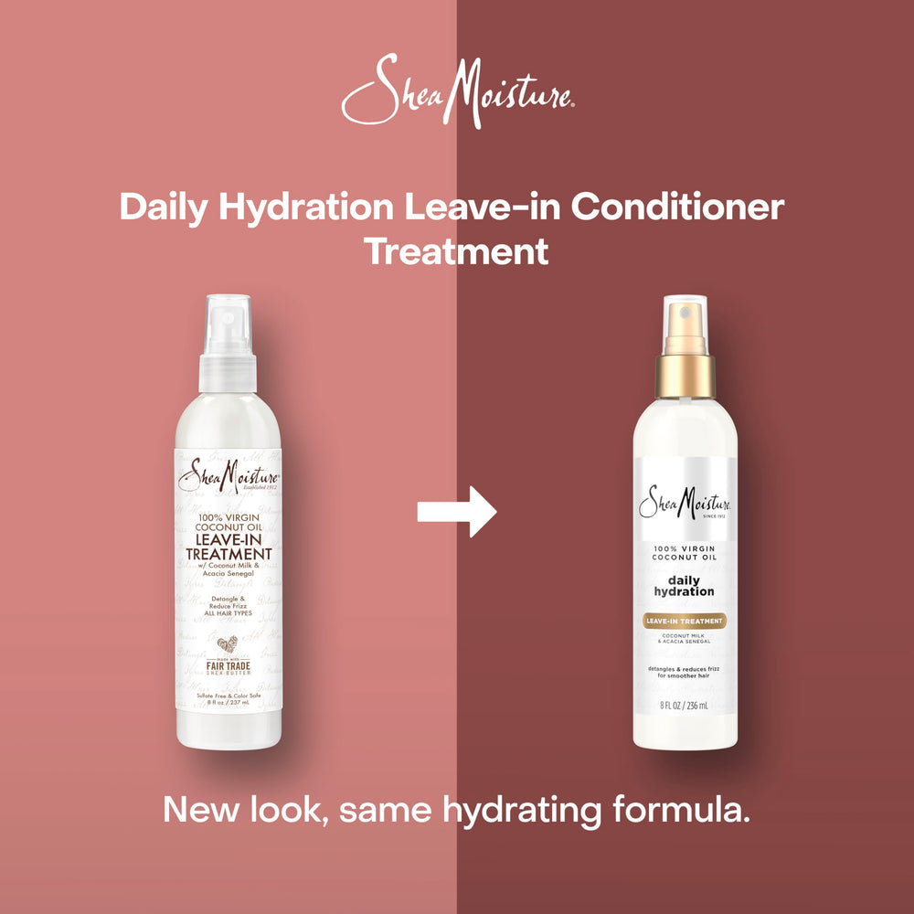 Shea Moisture creamy leave-in texture close-up showing smooth, non-greasy finish