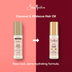 Shea Moisture oil texture close-up showing lightweight consistency for quick absorption benefit