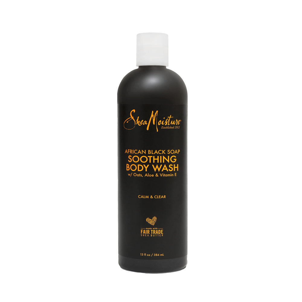 SheaMoisture front packaging showing cleanser and benefits