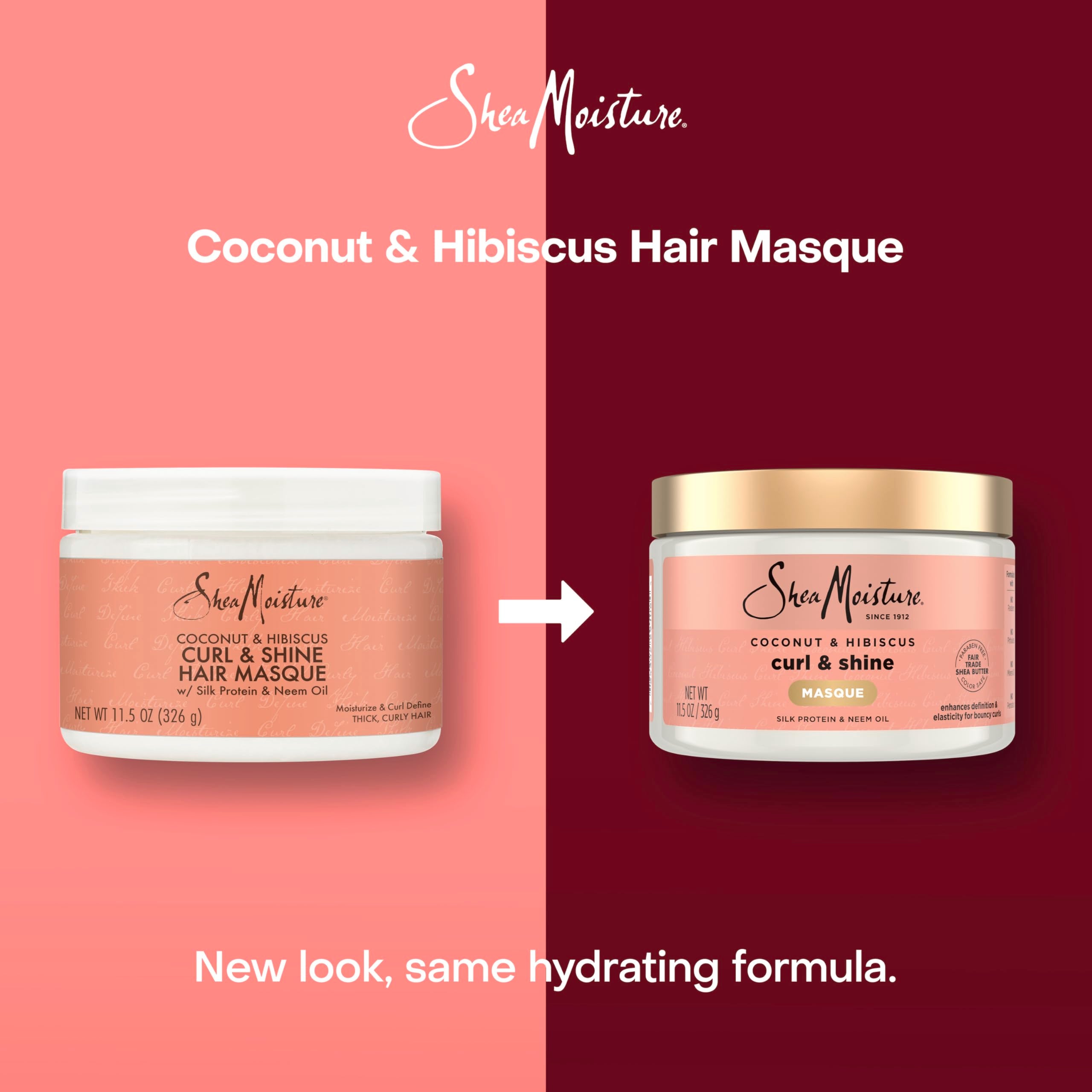 SheaMoisture being applied to damp curly hair to reduce frizz and detangle