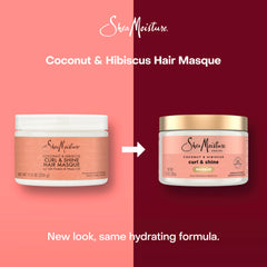 SheaMoisture being applied to damp curly hair to reduce frizz and detangle