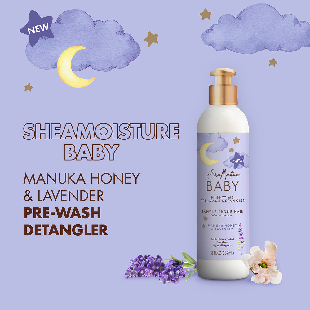 SheaMoisture cream texture in hand showing smooth slip for detangling