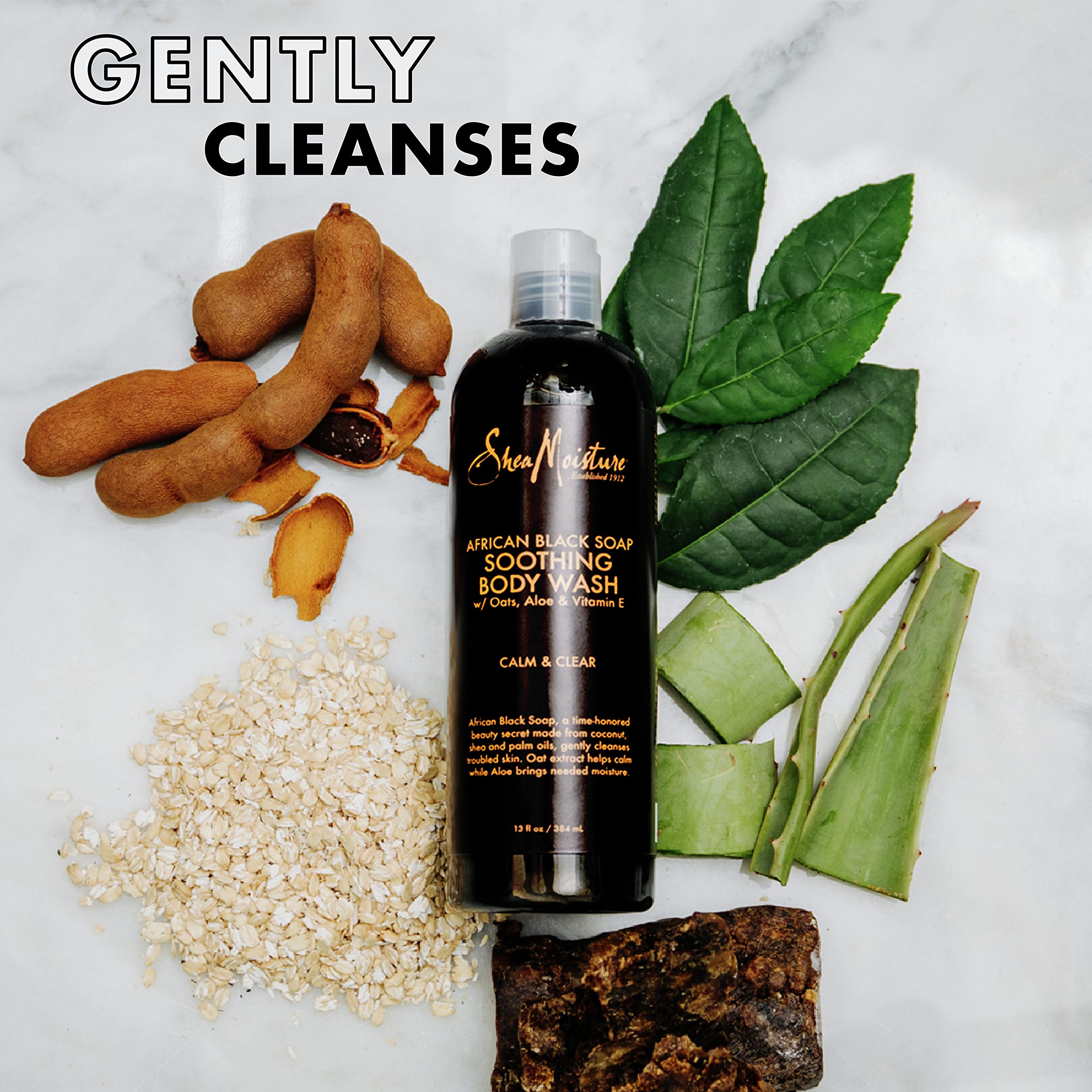 SheaMoisture bottle staged in bathroom for easy daily use