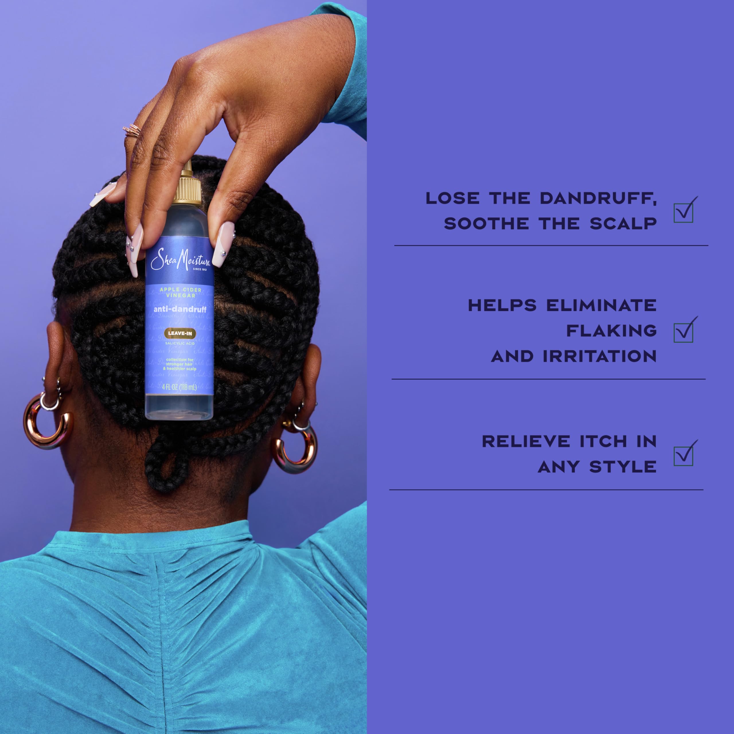 SheaMoisture bottle beside shea butter representing sustainable sourced soothing moisture