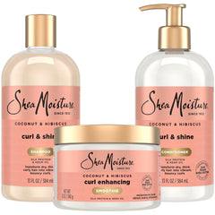SheaMoisture front-packaging trio shown for easy shelf recognition and gift appeal