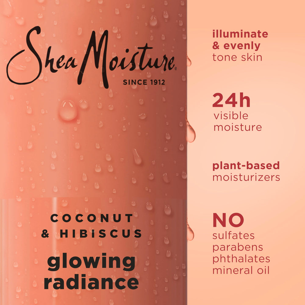 SheaMoisture foamy texture on palm showing gentle lather and hydrating feel