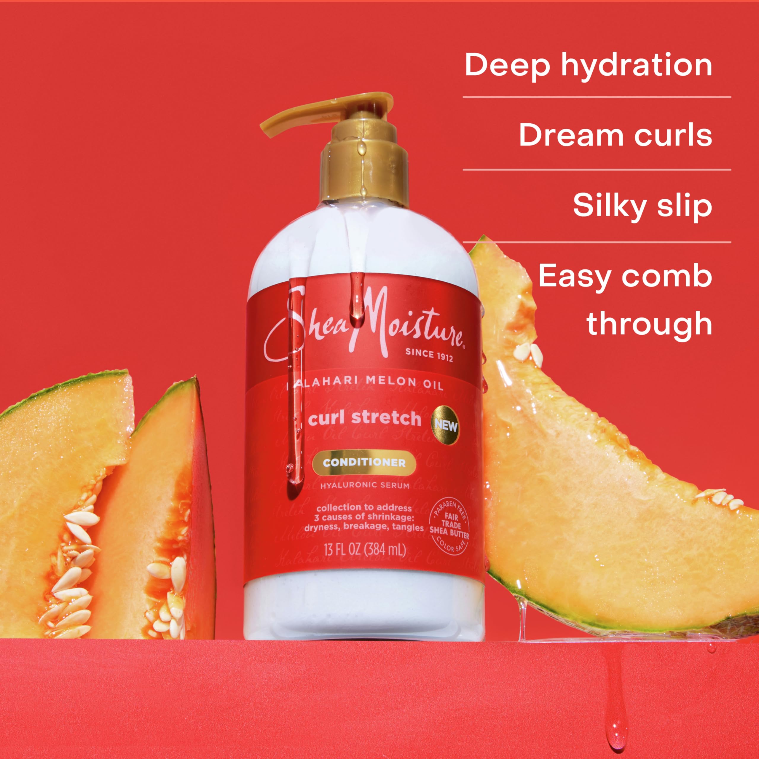 SheaMoisture with Kalahari melon visual emphasizing nourishing oil benefits