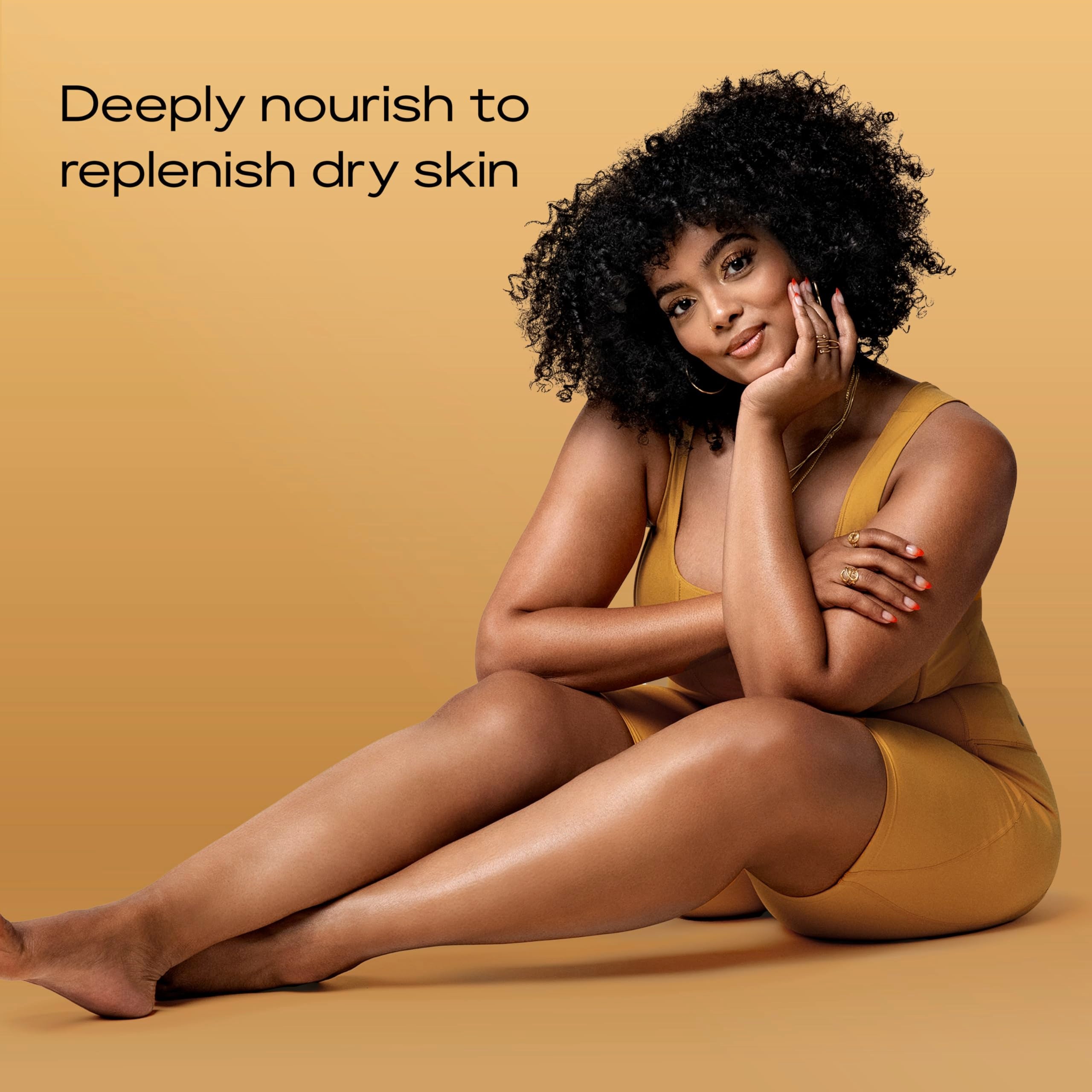 SheaMoisture smooth elbow and knee close-up showing visible softness benefit