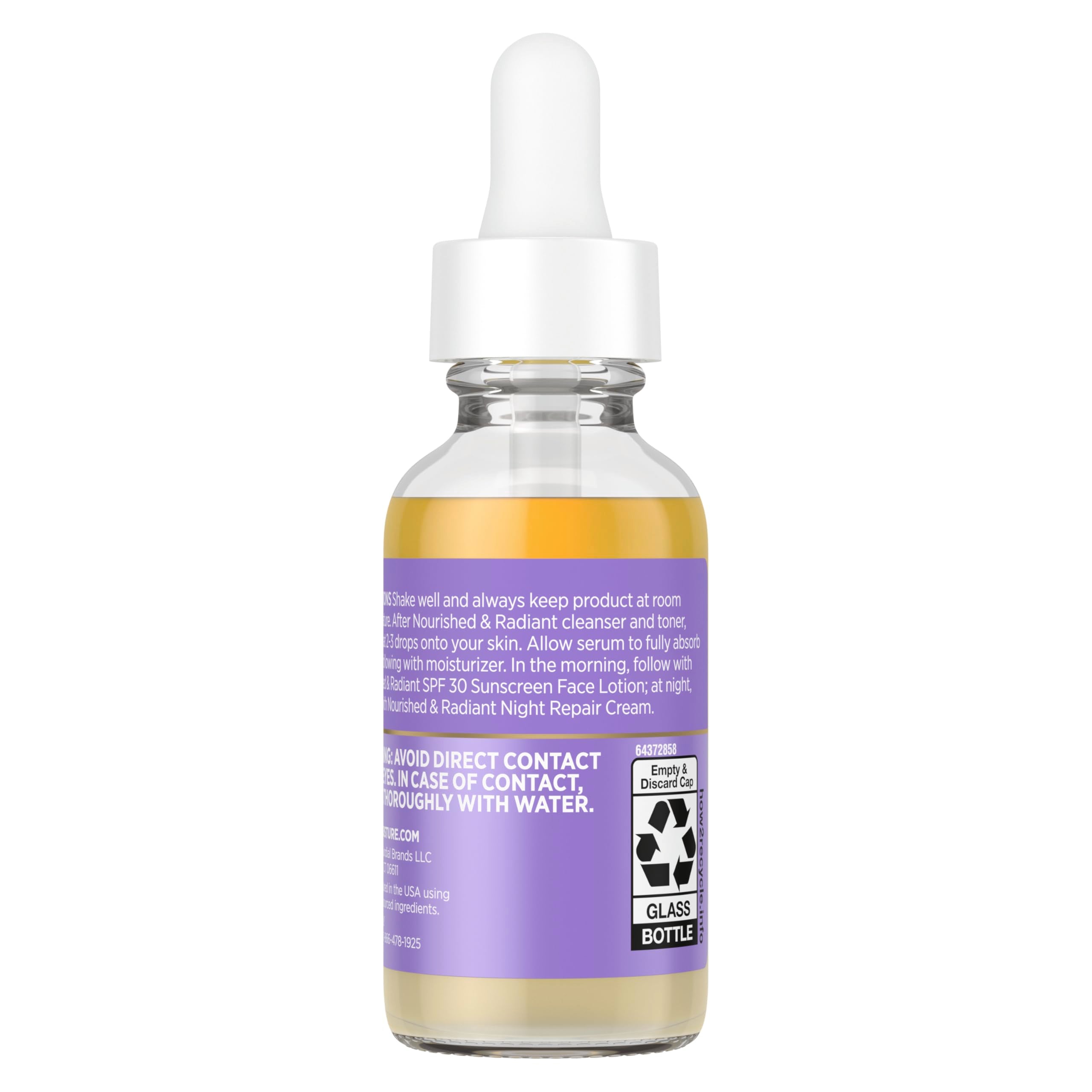 Shea Moisture dropper dispensing serum texture for lightweight absorption