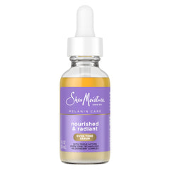 Shea Moisture front packaging showing even tone serum benefits