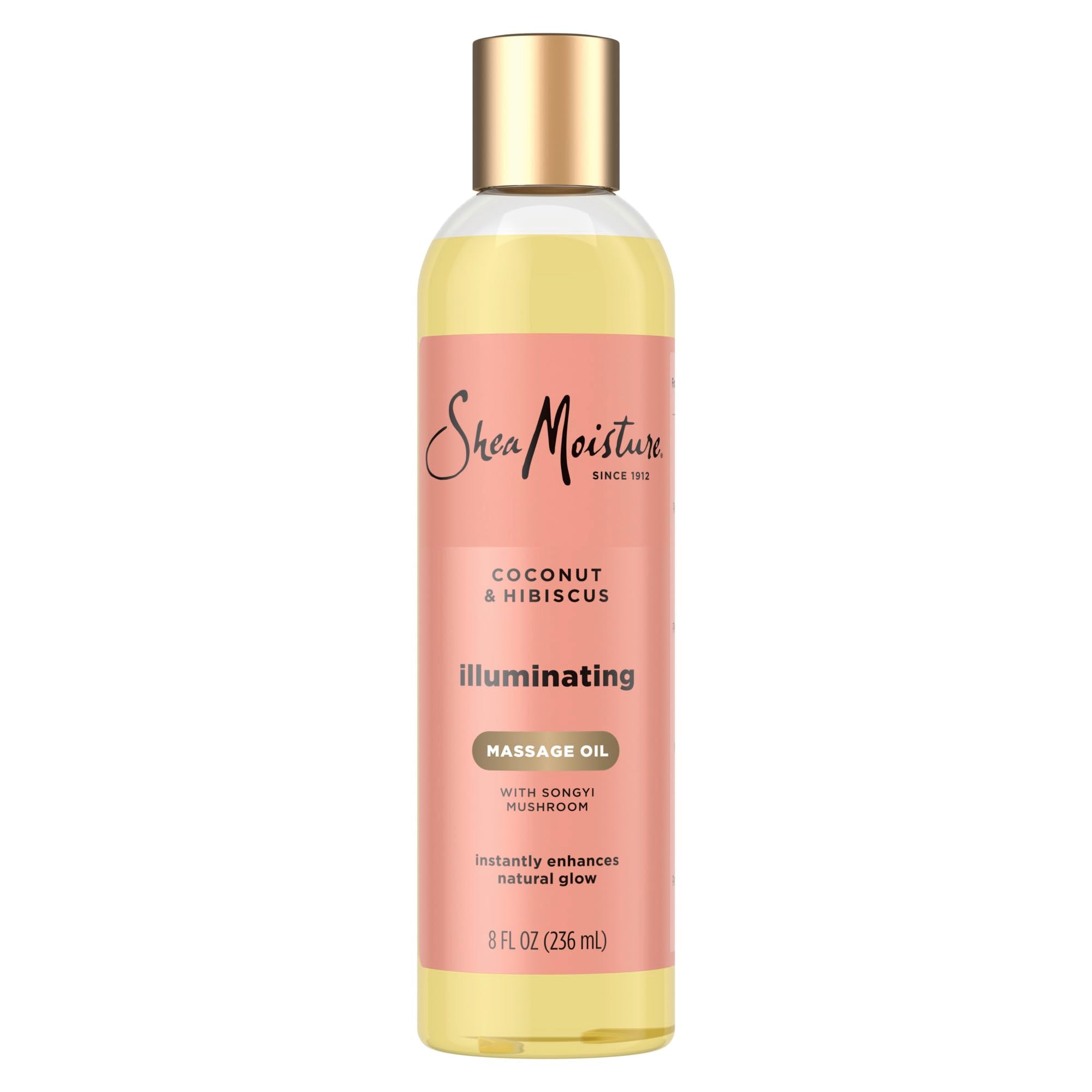 Shea Moisture front bottle view showing 8 oz product and benefits