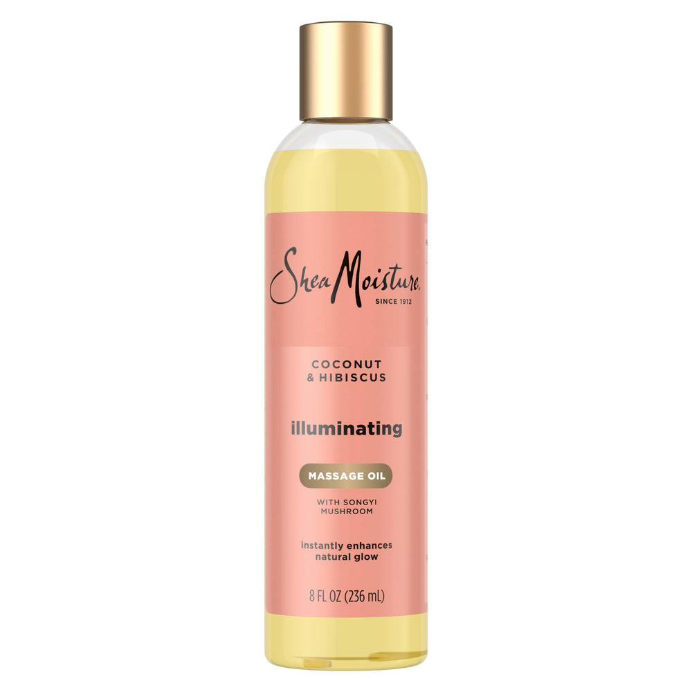 Shea Moisture front bottle view showing 8 oz product and benefits