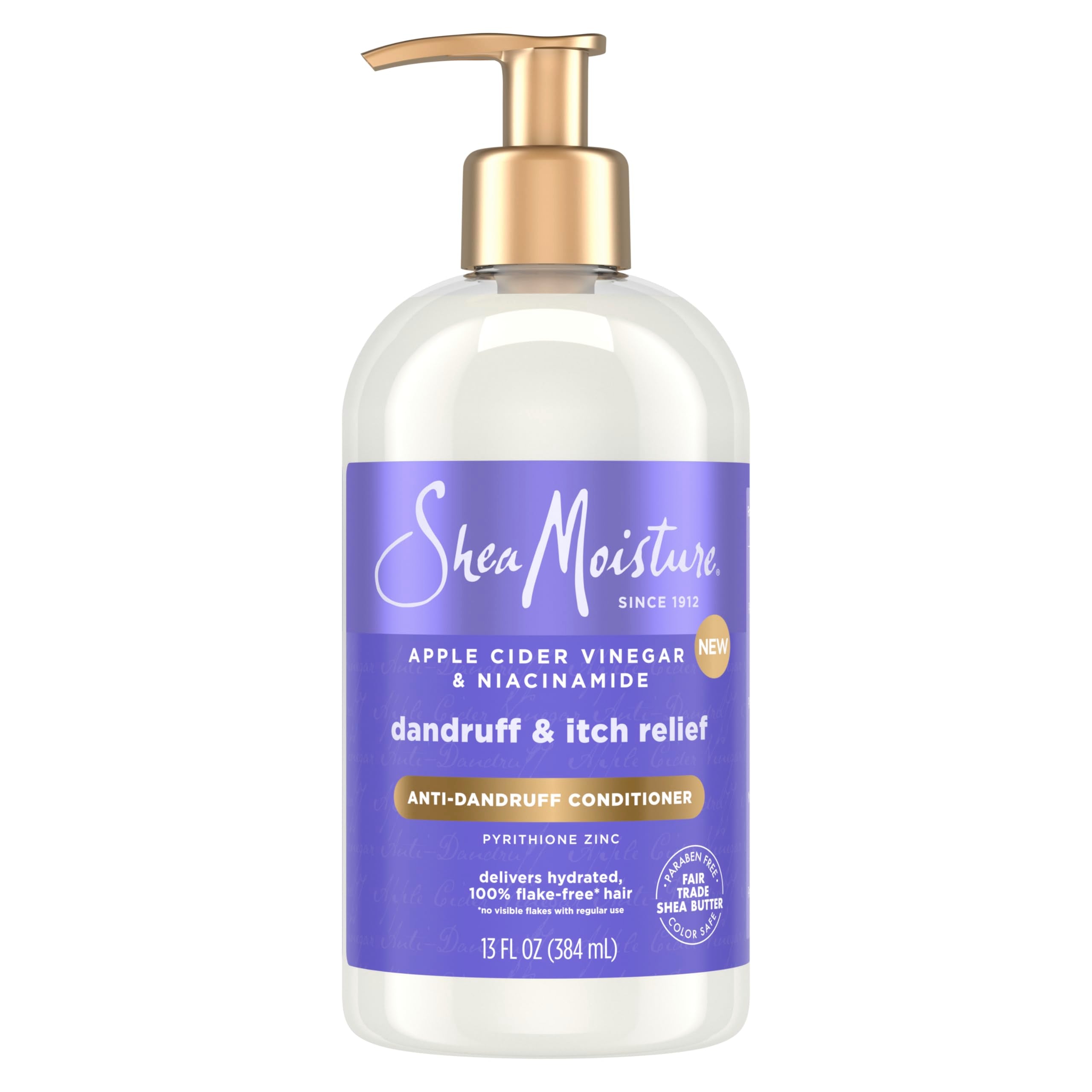 SheaMoisture front packaging showing 13 oz conditioner for visible scalp relief