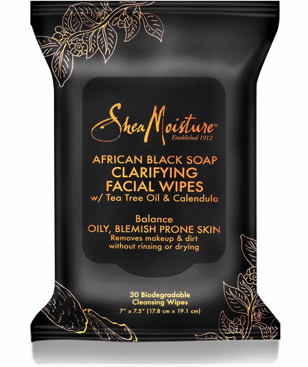 SheaMoisture front packaging shows product and benefits for easy identification