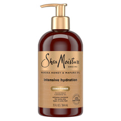 SheaMoisture front packaging showing product and clear benefits for hydration