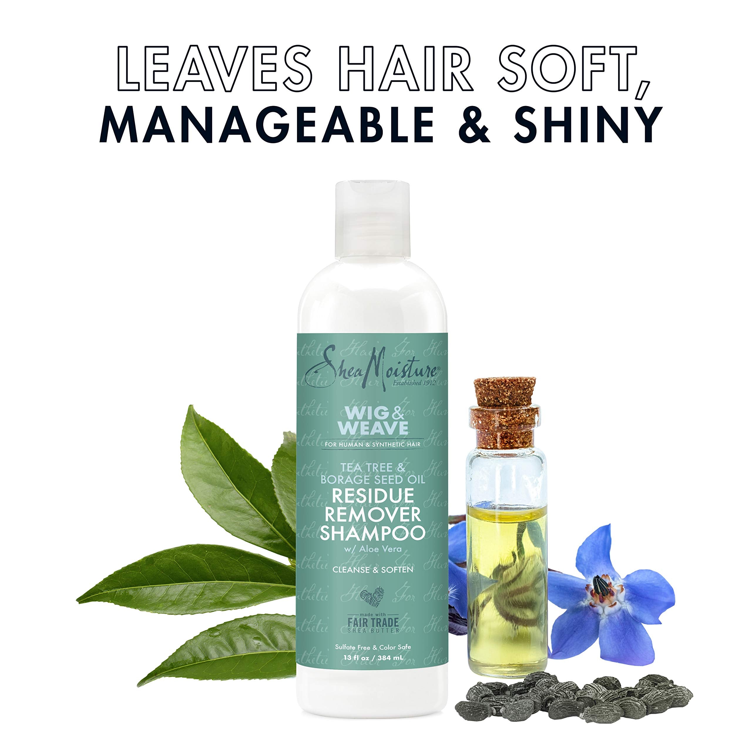 SheaMoisture natural ingredients borage seeds and aloe for hydration benefit