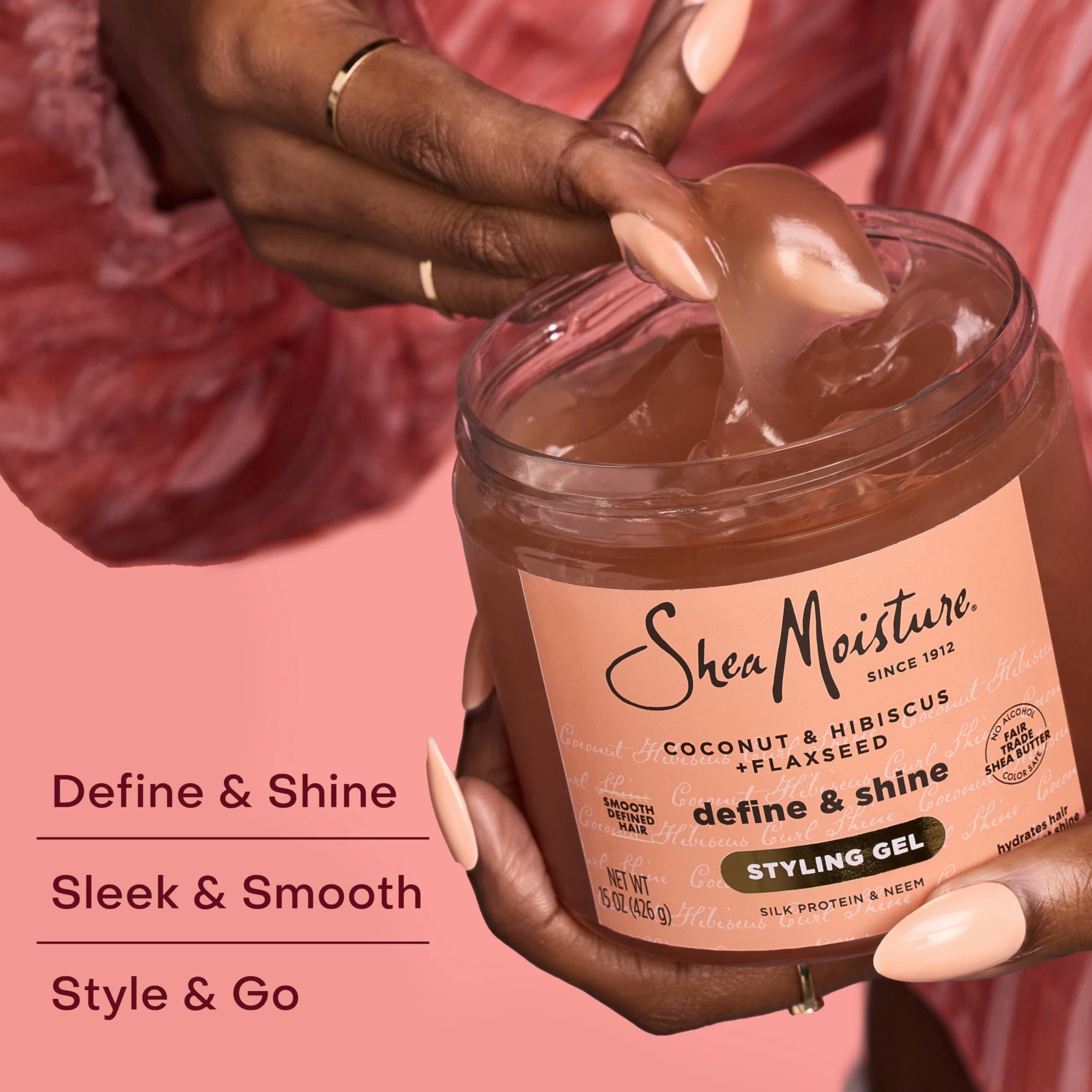 SheaMoisture ingredient label closeup highlighting clean formulation