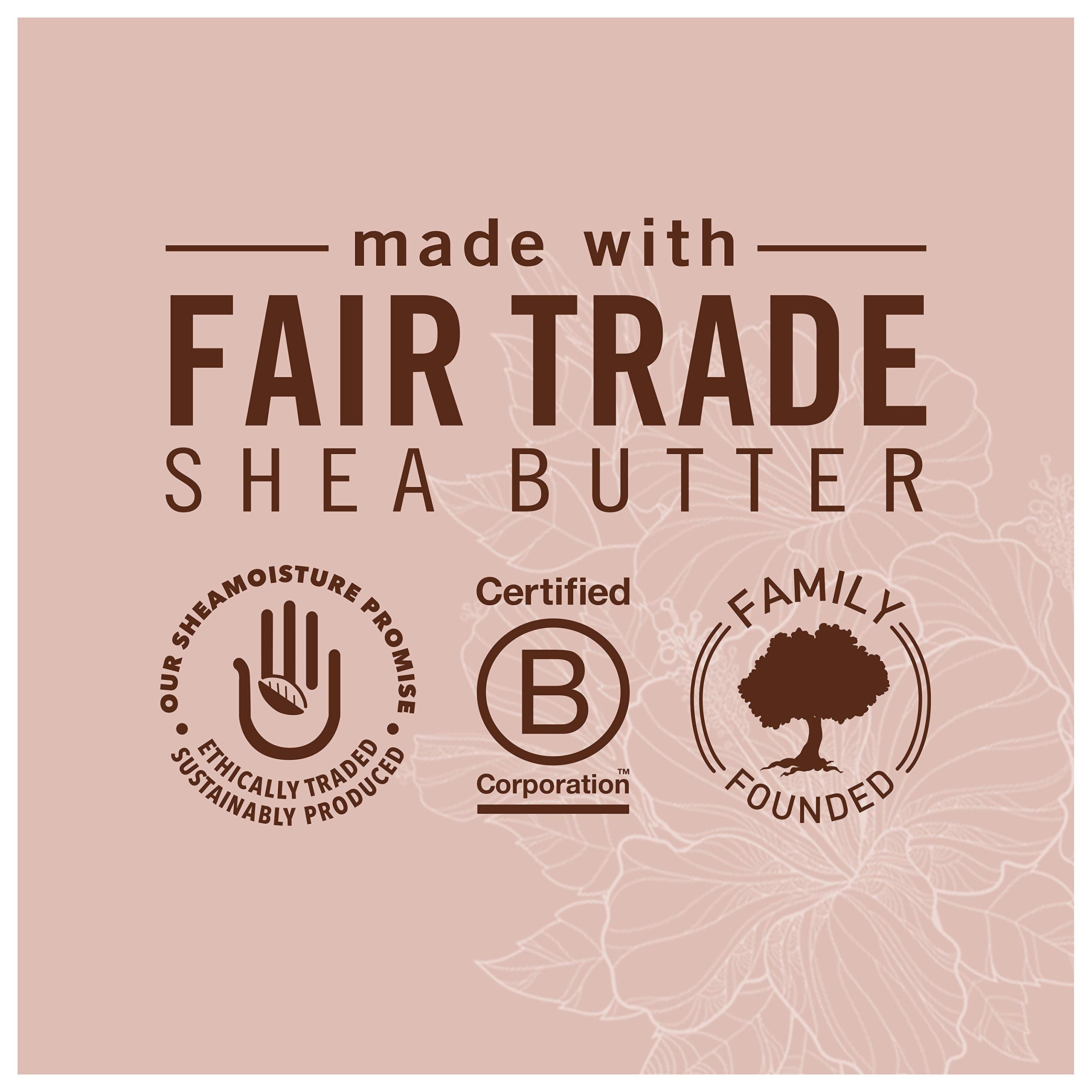 SheaMoisture kids detangler ingredients label highlighting shea butter and natural extracts benefit