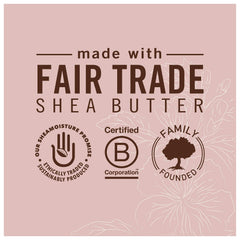 SheaMoisture label close-up highlighting clean formulation and key benefits