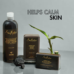 SheaMoisture in shower lifestyle image showing calming routine