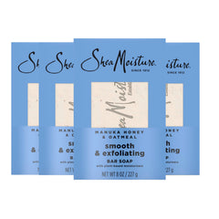 SheaMoisture front packaging showing product benefits and 4-count value
