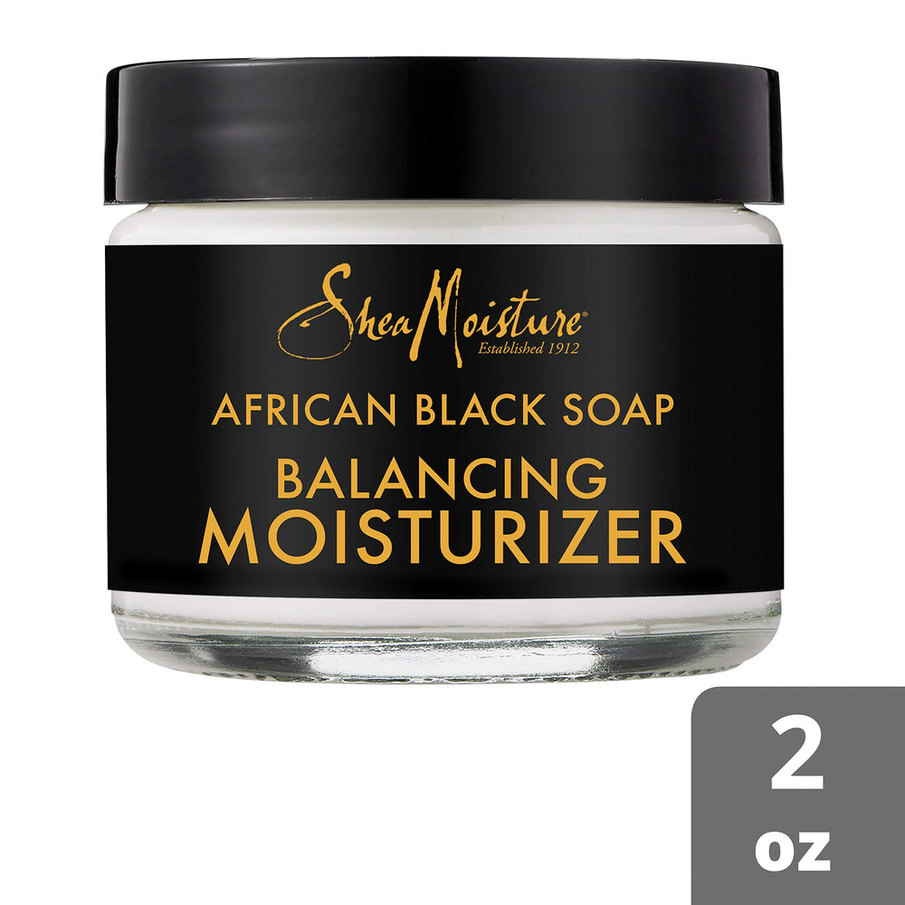 SheaMoisture moisturizer texture close-up highlighting creamy shea butter finish and fast absorption