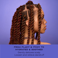 SheaMoisture salicylic acid ingredient visual emphasizing exfoliating action